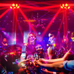 2025 New Arrival 3-heads Rotation Disco Lights Dmx Good Effects Dj Stage Professional Lighting Sound Control Dynamic Dance Device Strong Beam Lights for Event Party