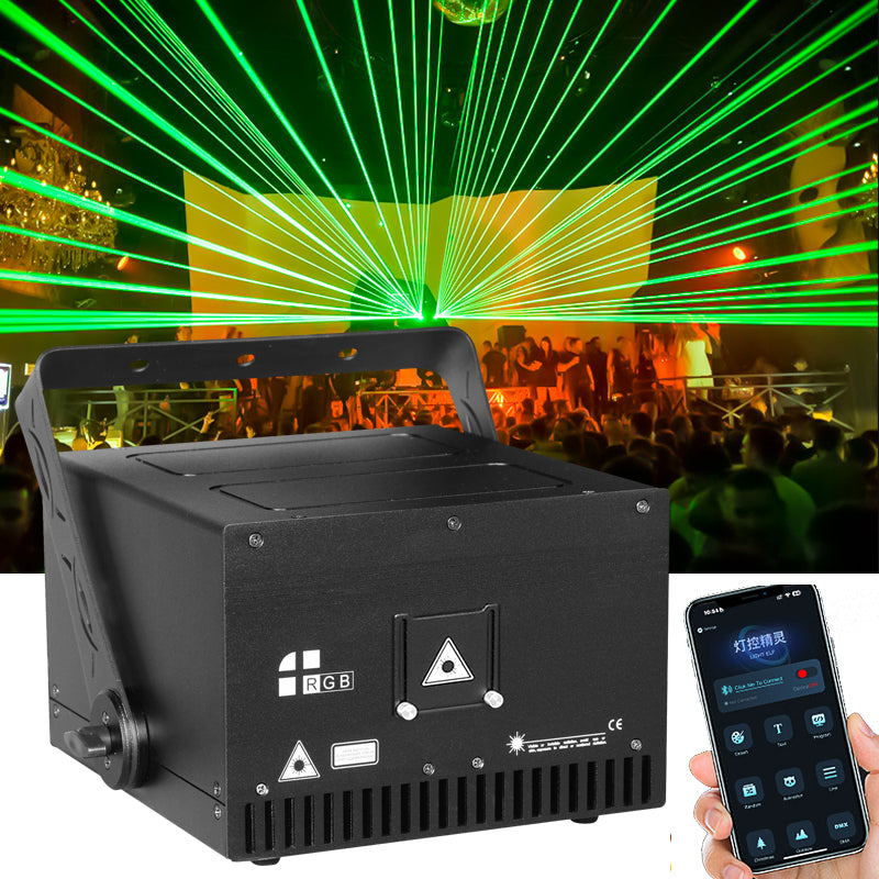 Full Color 3W Bluetooth APP Animation Laser Stage Effects Wedding Christmas Performance Lights DMX Portable  3w laser dj 3w laser machine 5w laser circle light 5w laser light disco laser light show disco laser lights for parties outdoor