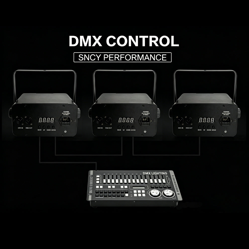 100W Golden COB Audience Light – DMX512 RGB DJ Stage Light, High Power LED Par Can for Wedding, Party, Club, Event | OWL-eye