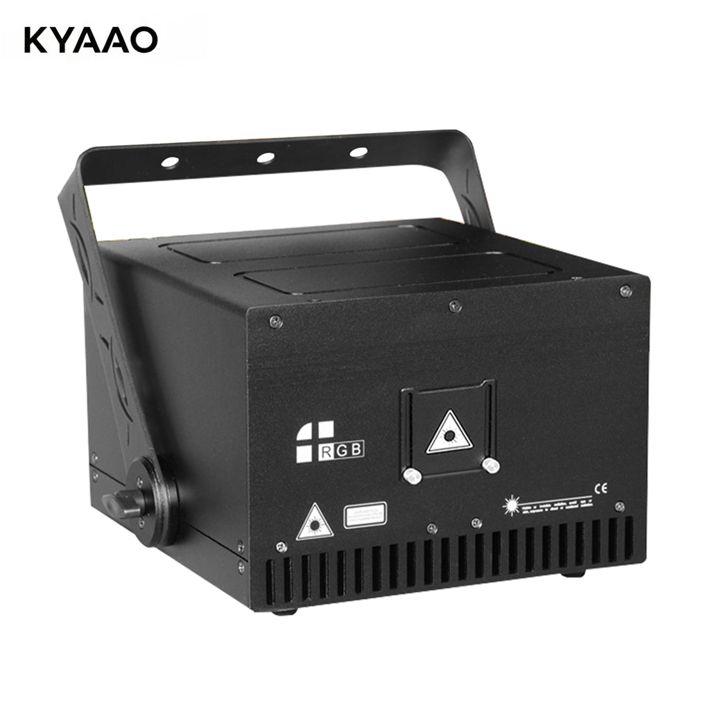 ull Color ILDA Laser Light 12W | 25kpps RGB Animation Laser | Bluetooth APP & Sound Activated DJ Disco Lighting for Stage Party