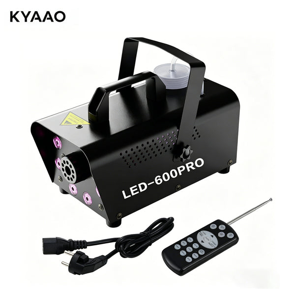500W DJ Smoke Machine with Wireless Timer Remote Mini Portable Fogger for Halloween Parties Stage Disco & Holiday Events