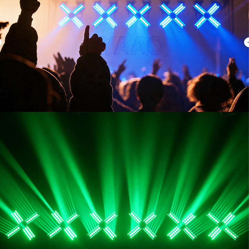 STORM24 RGB Stage Light DMX512 Sound Active 120W DJ Effect For Dj Disco Party Concert Event