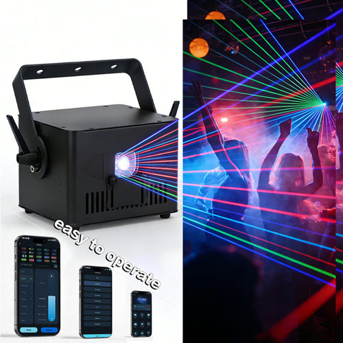 fast shipping 5W disco laser with app dmx control for dj wedding holidays decor lights dynamic 3W sound control laser projector