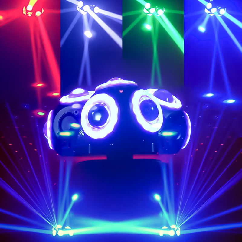 2025 New Arrival 3-heads Rotation Disco Lights Dmx Good Effects Dj Stage Professional Lighting Sound Control Dynamic Dance Device Strong Beam Lights for Event Party