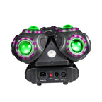 2025 New Arrival 3-heads Rotation Disco Lights Dmx Good Effects Dj Stage Professional Lighting Sound Control Dynamic Dance Device Strong Beam Lights for Event Party