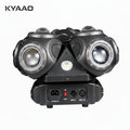 9x15W RGBW 4in1 LED Par Light | 180W DMX512 Stage Wash Uplighting | Sound Active Master/Slave with 12W Strobe for DJ Disco Party