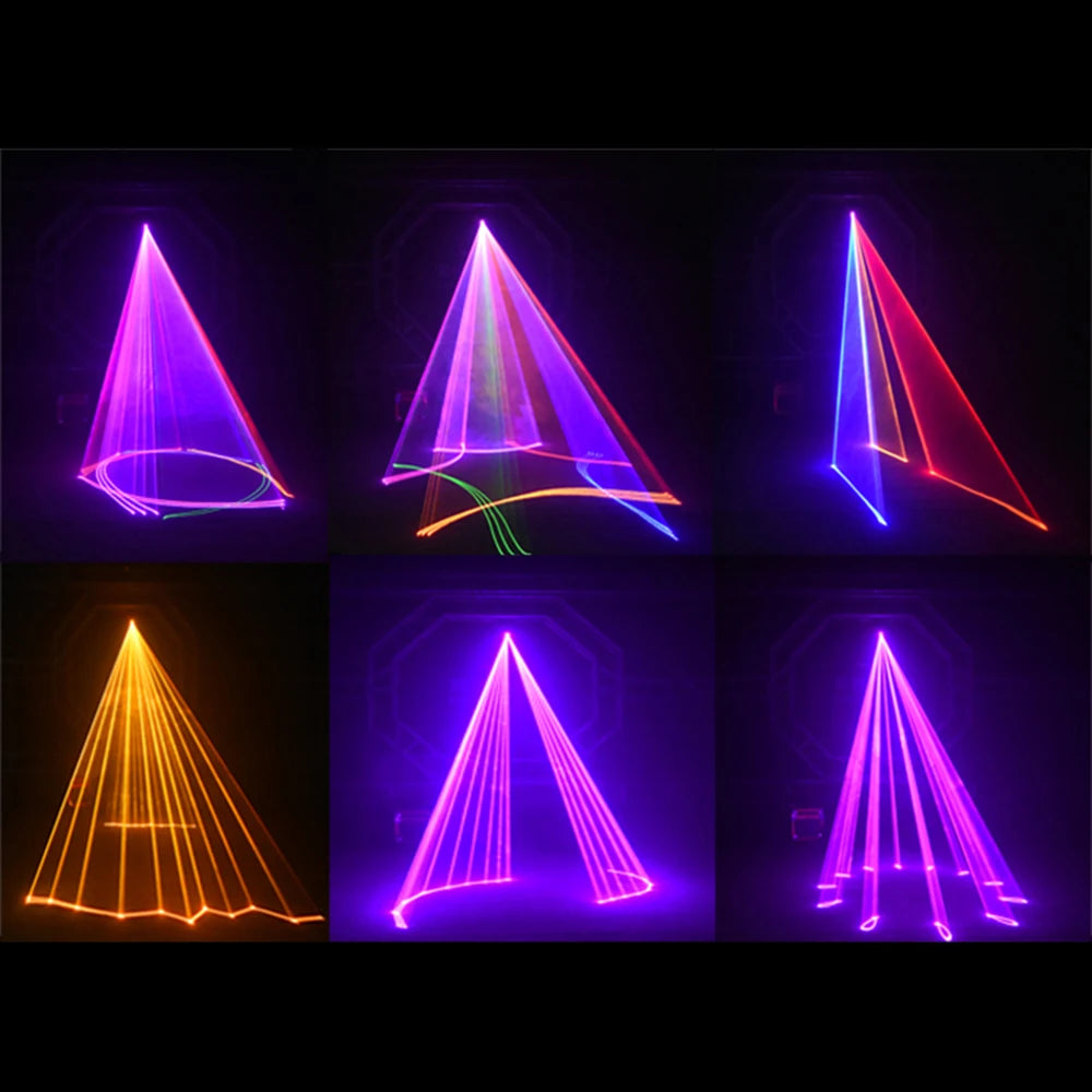 F2800 1.4W RGB Animation Laser Light with DMX512 | Professional Stage Laser Projector for DJ Club Bar Party