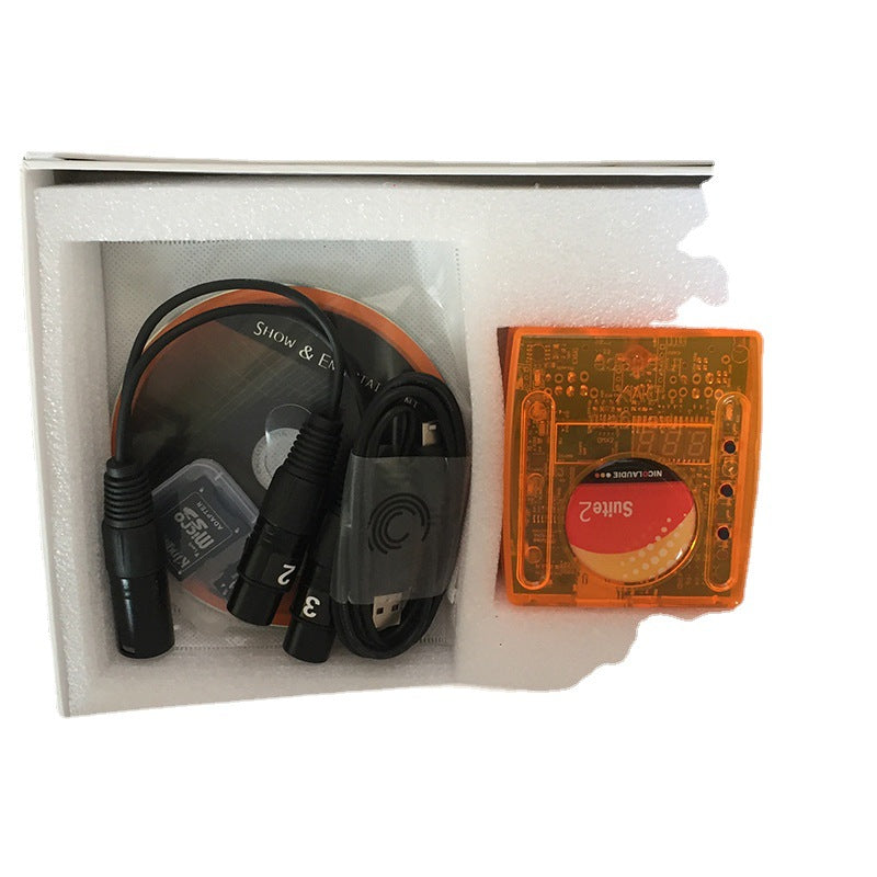 sunsite2-2-Port DMX512 Lighting Controller | PC & Offline Standalone Mode with 3D Visualizer and AVI Export