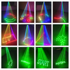 F3200A 3W RGB Animation Laser Light with Bluetooth APP, DMX512 & Remote | Professional Stage Laser Projector for DJ Club Concert