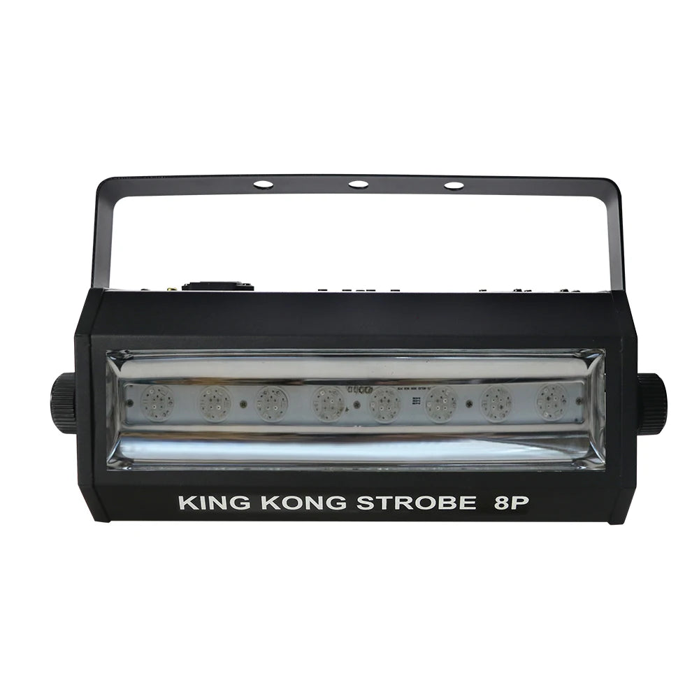 LED 200W Strobe Disco Light Music Stroboscope DJ RGB Flash Light for Wedding Party DMX 512 Control System