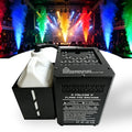 2000W Pro Stage Smoke Jet Machine with RGB LED Fog Effect DJ Disco Party Fogger DMX512 Remote for Halloween and Wedding Events