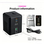 Mini Cold Spark Machine Portable Stage Fountain Machine Remote Control Indoor Firework Effect for DJ Wedding Party