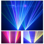 F3200A 3W RGB Animation Laser Light with Bluetooth APP, DMX512 & Remote | Professional Stage Laser Projector for DJ Club Concert