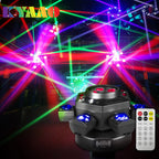 150W  Professional Stage DJ Moving Head Laser Lights DMX512 Strobe Light RGBW LED Beam 150W Disco Wedding Party Audience Lighting