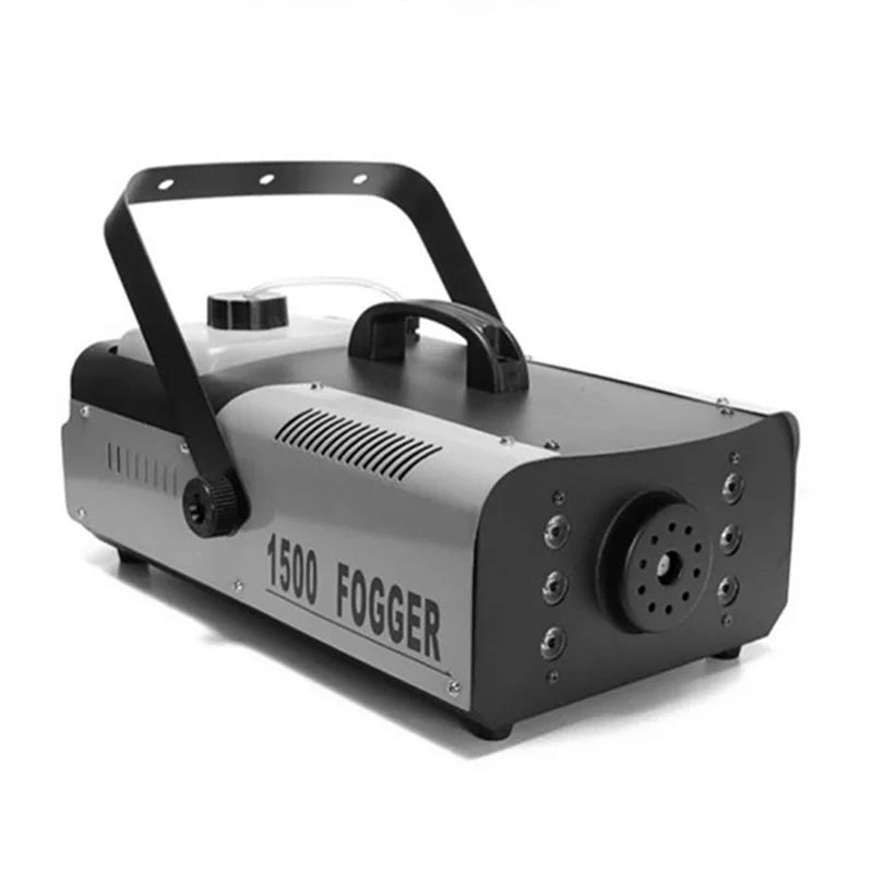 Remote Control 1500W Fog Machine With 6x3W RGB Light Smoke Machine Stage Show Disco DJ Party Club Bar Event Show Stage Show