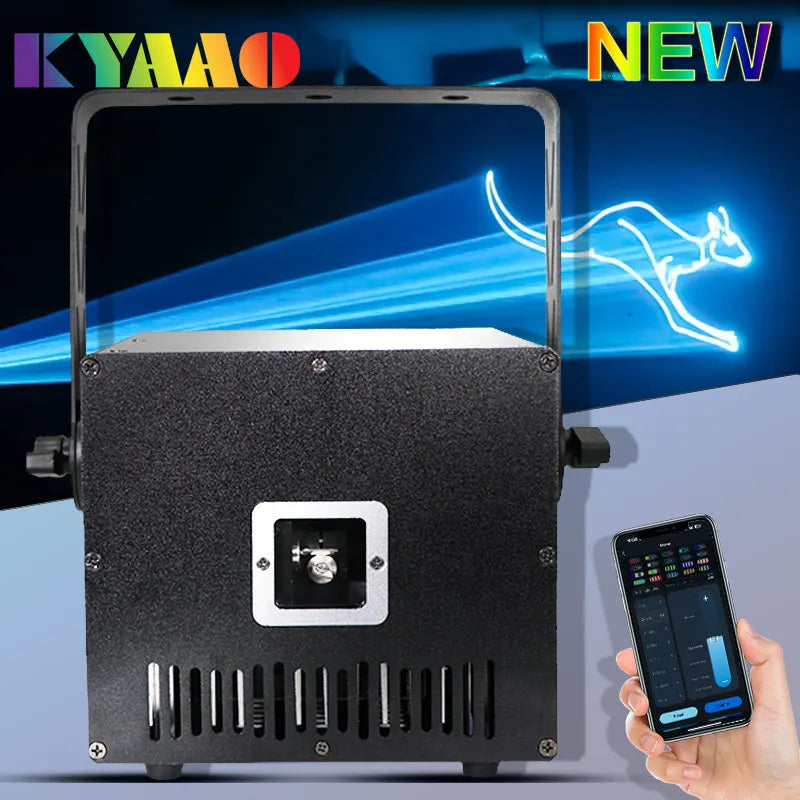 Disco Stage Laser Show 12W/10W 20kpps Colorful Lights ILDA App Control for Bar Club Wedding Party Event DJ Holiday