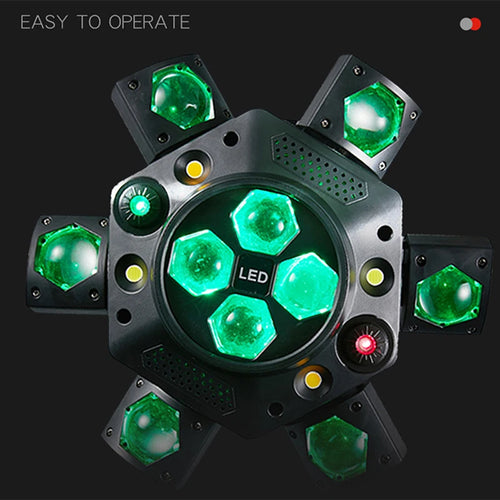 150W  Professional Stage DJ Moving Head Laser Lights DMX512 Strobe Light RGBW LED Beam 150W Disco Wedding Party Audience Lighting