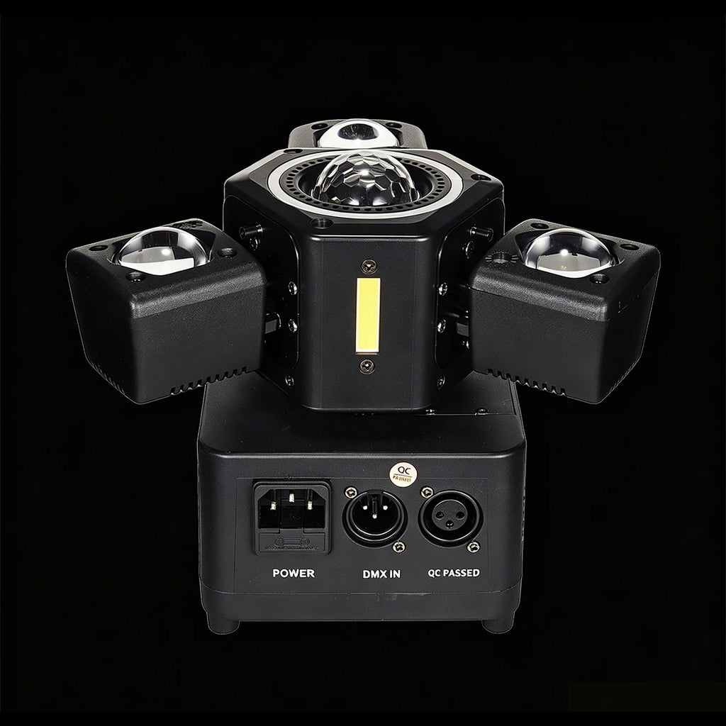 DMX512 RGBW 4in1 Strobe DJ Light LED RG Laser Strobe Sound Active Master Slave Auto for Party KTV Bar Stage Wedding Disco