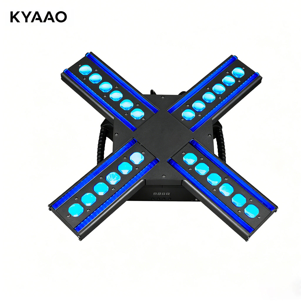 STORM24 RGB Stage Light DMX512 Sound Active 120W DJ Effect For Dj Disco Party Concert Event