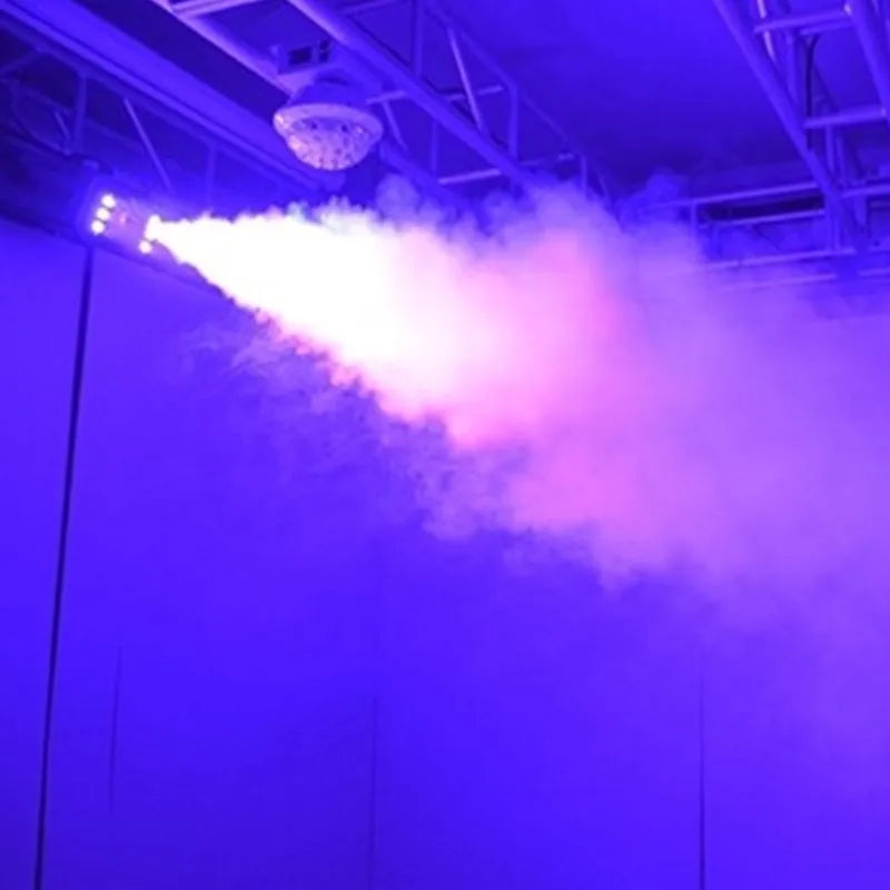Remote Control 1500W Fog Machine With 6x3W RGB Light Smoke Machine Stage Show Disco DJ Party Club Bar Event Show Stage Show