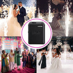 Mini Cold Spark Machine Portable Stage Fountain Machine Remote Control Indoor Firework Effect for DJ Wedding Party