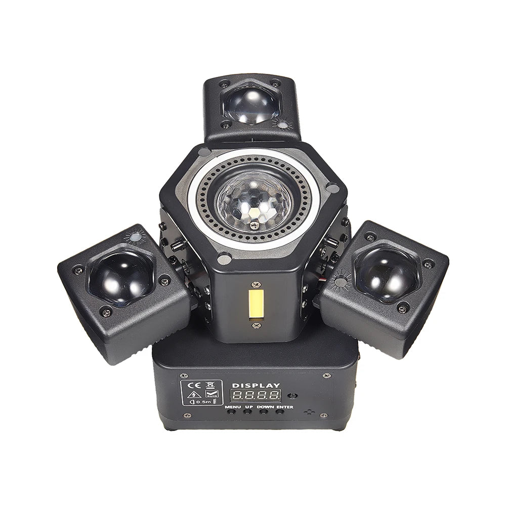 DMX512 RGBW 4in1 Strobe DJ Light LED RG Laser Strobe Sound Active Master Slave Auto for Party KTV Bar Stage Wedding Disco