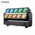 Professional 10x25W RGBW Beam + 160x0.3W RGBYA Wash + 96x1W Strobe LED DJ Stage Light - DMX512 Sound Active for Disco Party Event