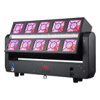 Professional 10x25W RGBW Beam + 160x0.3W RGBYA Wash + 96x1W Strobe LED DJ Stage Light - DMX512 Sound Active for Disco Party Event