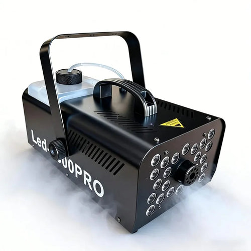 1500W Disco Smoke Machine with Timer & Remote – RGB LED Fog Machine for Wedding, Party, Christmas, DJ Stage Effect