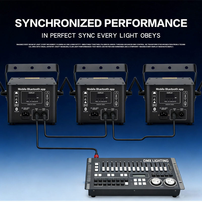 3W Full Color Animation Laser Light Bluetooth APP & DMX Control RGB Disco Stage Effects for Wedding Christmas Party