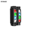Mini Spider Light RGBW LED Stage Beam Moving Head – 8x3W DMX512 Sound Active Auto Master-Slave Mode for DJ Disco Party Nightclub Wedding Bar Holiday Effect