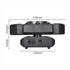 New Spider Light – 13x10W 4in1 Beam LED + RGB Lasers + 24-LED Strip – DMX512 28CH Sound Active Stage Light