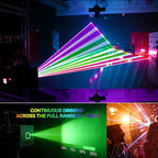 RGB 10W 12W Stage Laser Light DMX512 ILDA Analog TTL DJ Club Disco Party Show Laser Projector